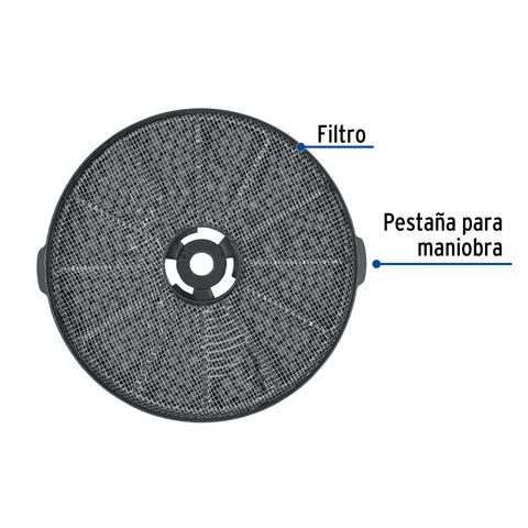 Filtro de carbón para campanas CAME-80/60 | FILC-CAME | 45442