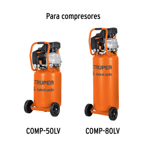 2 ruedas de repuesto para COMP-50LV y COMP-80LV, Truper | R-COMP-50LV | 103320