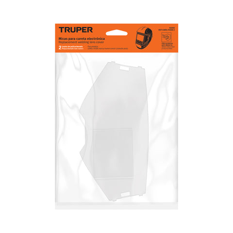 Bolsa con 2 micas para careta CAREL-913DX (2025), TRUPER | REP-CAREL-913DX-2 | 104441