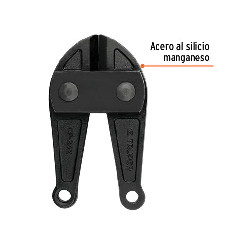 Cuchillas de repuesto para cortapernos 36', Truper | REP-CP-36X | 12841