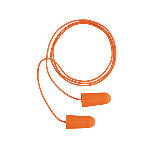 Tapón auditivo desechable de espuma con cordón, 100 pz | TAC-100 | 104116