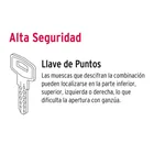 Jaladera/perilla, Lugo llave-mariposa, Cromo Mate, HERMEX 2