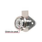 Cerradura para mueble, modelo 21, cromo, HERMEX BASIC 2