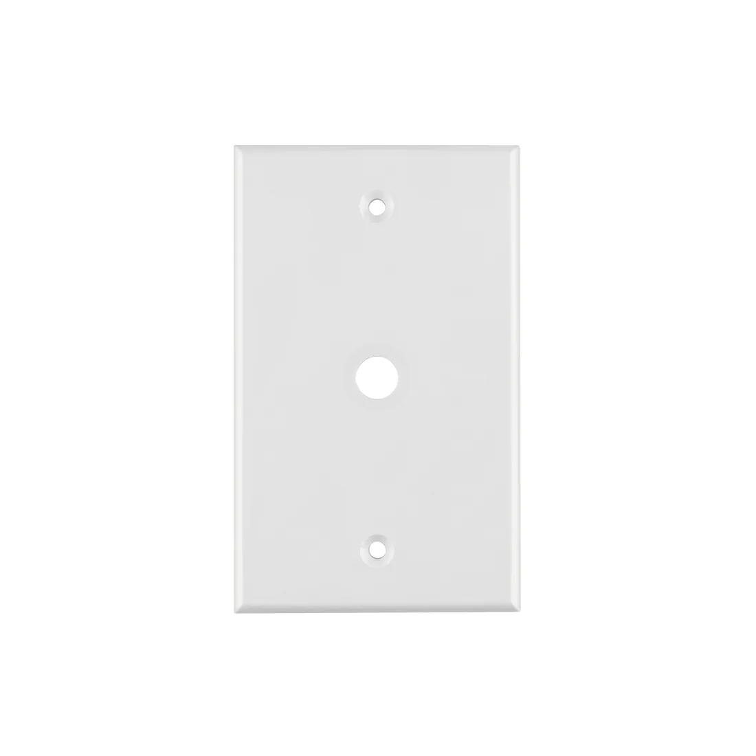 Placa de ABS pasacable, Standard, blanco, VOLTECK