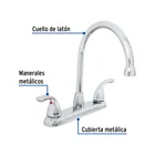 Mezcladora 8' cuello alto para fregadero, FOSET AERO 2