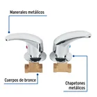 Juego llaves empotrar roscables, palanca, AQUA 2