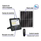 Reflector LED con panel solar 60W 6500K, VOLTECK 2