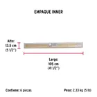 Guardapolvo automático 90 cm dorado, HERMEX 7
