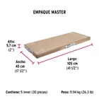 Guardapolvo automático 90 cm dorado, HERMEX 8