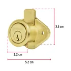 Cerradura para mueble, modelo 21, latón, HERMEX 3