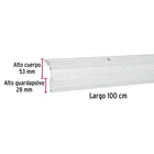 Guardapolvo automático 100 cm blanco, HERMEX 4