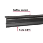 Guardapolvo automático 90 cm negro, HERMEX 3