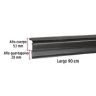 Guardapolvo automático 90 cm negro, HERMEX 4