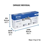 Mezcladora cromo de pared para lavabo, FOSET ELEMENT 6