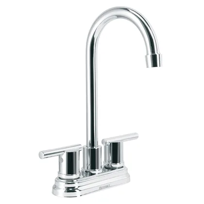 Mezcladora cromo 4' para lavabo cuello tipo bar, ELEMENT