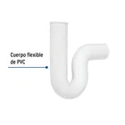 Céspol flexible de PVC para lavabo, FOSET 2