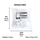 Céspol flexible de PVC para lavabo, FOSET 5
