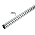 Tubo redondo para clóset, 3.0 m, acero cromado, HERMEX 2