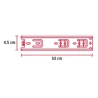 Bolsa con 2 correderas extensión 50 cm p/cajón, ancho 4.5 cm 3
