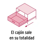 Bolsa con 2 correderas extensión 50 cm p/cajón, ancho 4.5 cm 4