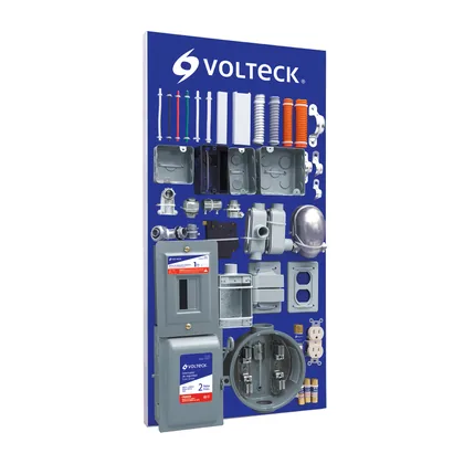 Exhibidor de conexiones, VOLTECK
