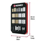 Exhibidor con bisagras, HERMEX 2