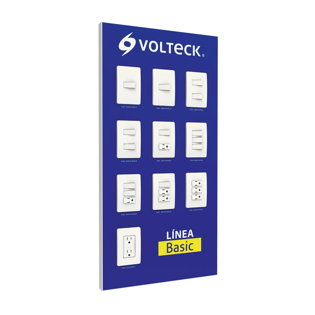 Exhibidor de Línea BASIC armada, VOLTECK