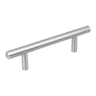 Jaladera de acero, 96mm, línea Cilindro, níquel, HERMEX 1