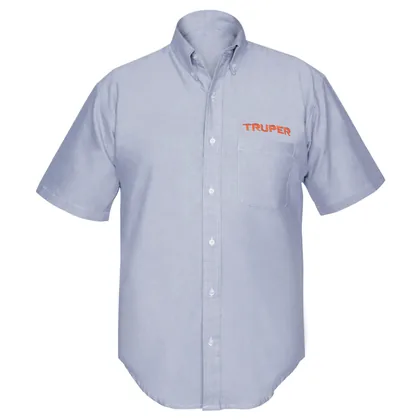 Camisa manga corta para hombre, azul, EG, TRUPER