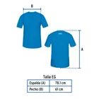 Playera cuello redondo para hombre, azul, EG, FOSET 3