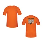 Playera cuello redondo para hombre, naranja, EG, TRUPER 1