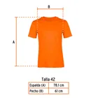 Playera cuello redondo para hombre, naranja, EG, TRUPER 3