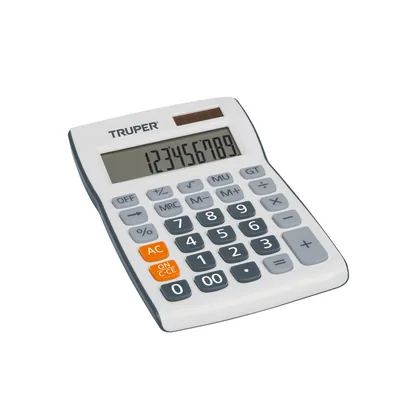 Calculadora de escritorio 19 cm, TRUPER