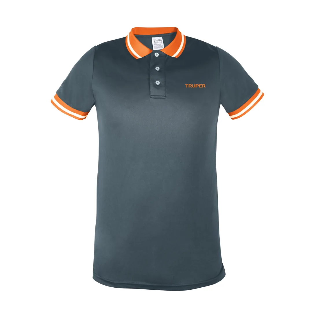 Playera polo performance para hombre, gris, EG, TRUPER