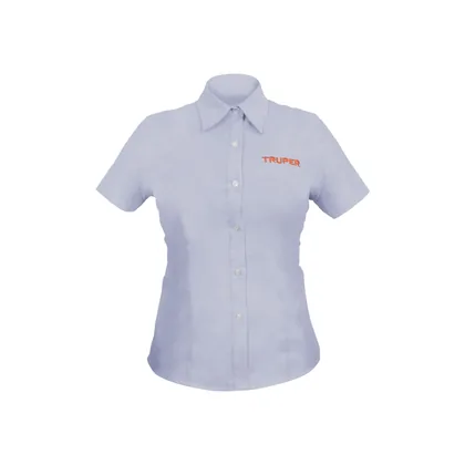 Camisa manga corta para mujer, azul, M, TRUPER