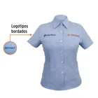 Camisa manga corta para mujer, azul, EG, TRUPER 2