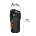 Vaso térmico de acero inoxidable, 450 ml, TRUPER 2