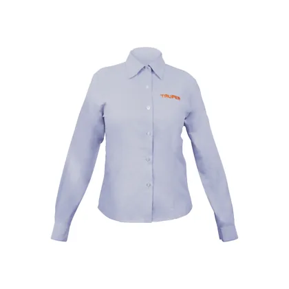 Camisa manga larga para mujer, azul, M, TRUPER