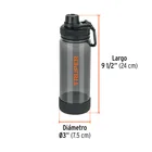 Botella de plástico, para agua, 740 ml, TRUPER 2