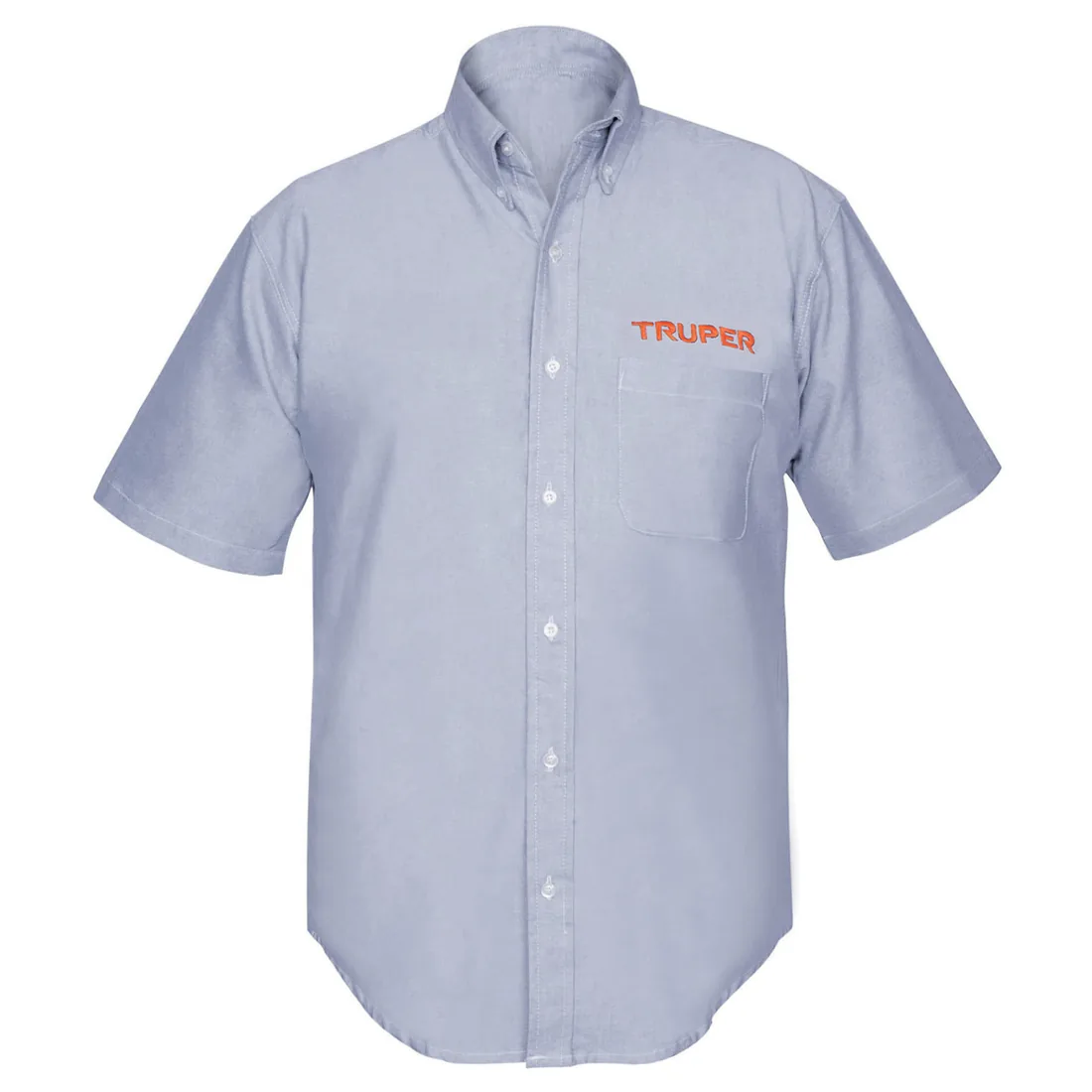 Camisa manga corta para hombre, azul, EEEG, TRUPER