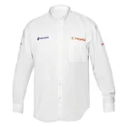 Camisa manga larga para hombre, blanca, EEEG, TRUPER 1