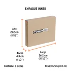 Mouse pad ergonómico de gel, TRUPER 5