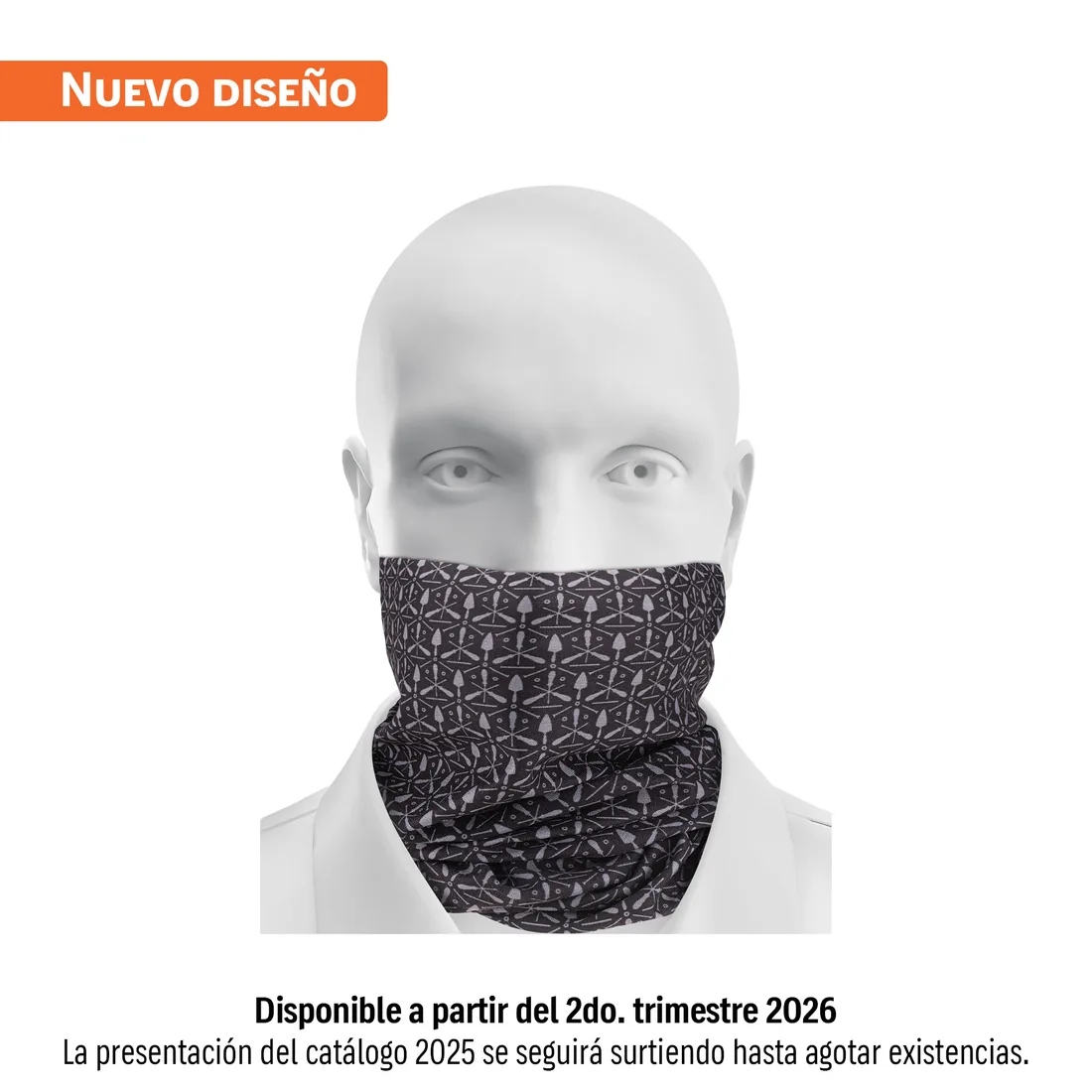 Bandana multiuso gris, TRUPER