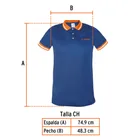 Playera polo performance para hombre, azul, CH, TRUPER 3