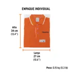 Playera polo performance para mujer, naranja, CH, TRUPER 7
