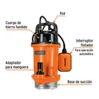 Bomba sumergible hierro fundido, agua limpia, 3/4 HP, TRUPER 2