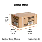 Desarmador de precisión de cruz PH0 mango ergonómico, TRUPER 7