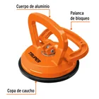 Ventosa de aluminio para vidrio, 1 copa de succión, TRUPER 2