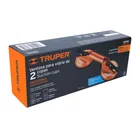 Ventosa de aluminio para vidrio, 2 copas de succión, TRUPER 5