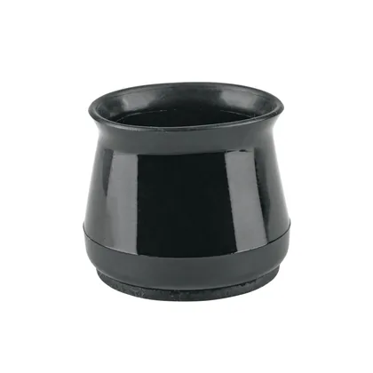 Caja con 24 protectores para patas de silla, negro